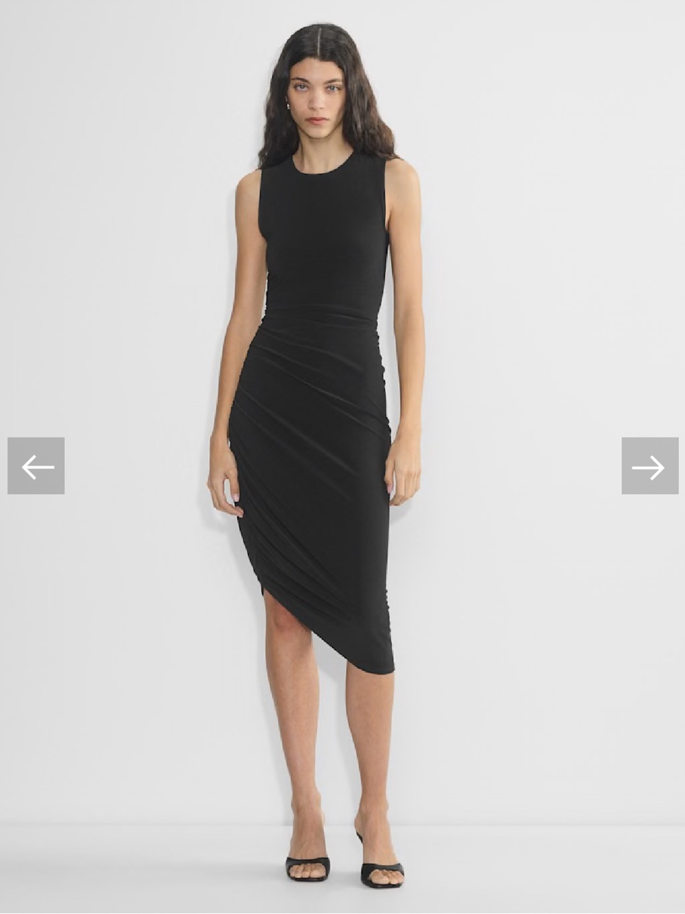 Wilfred Black Sleeveless Maxi Dress